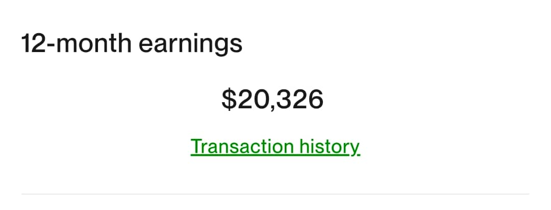 12-month earnings