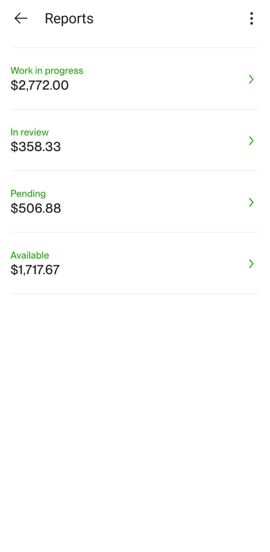 Upwork earnings report